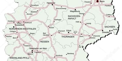 Germania autobahn mappa